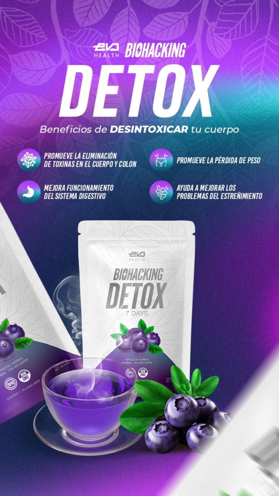 TÉ DETOX 6 SOBRES